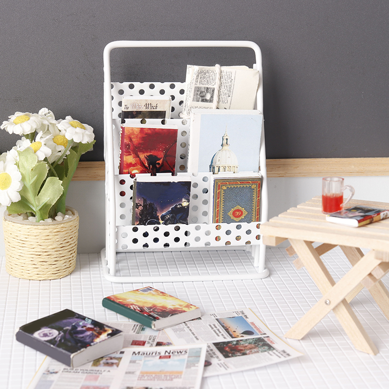 1:12 Dollhouse Iron Storage Ra - Home Decor Furniture reseña y precio