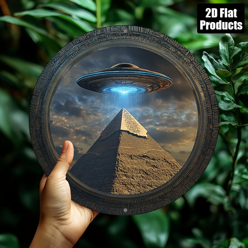 Pyramid UFO Theme Round Alumin - Home Decor Kolkata reseña y precio