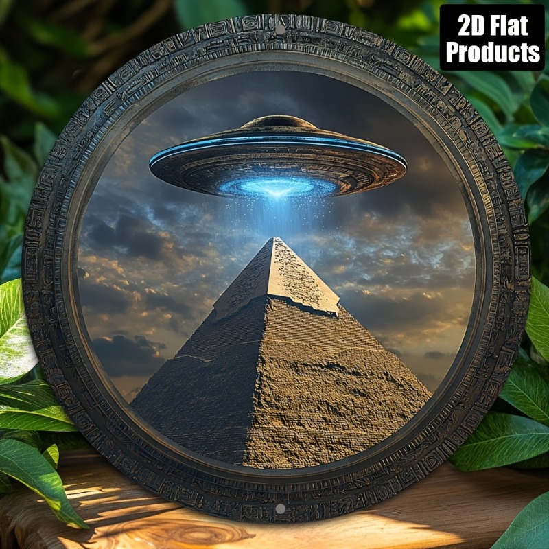 Pyramid UFO Theme Round Alumin - Home Decor Kolkata reseña y precio
