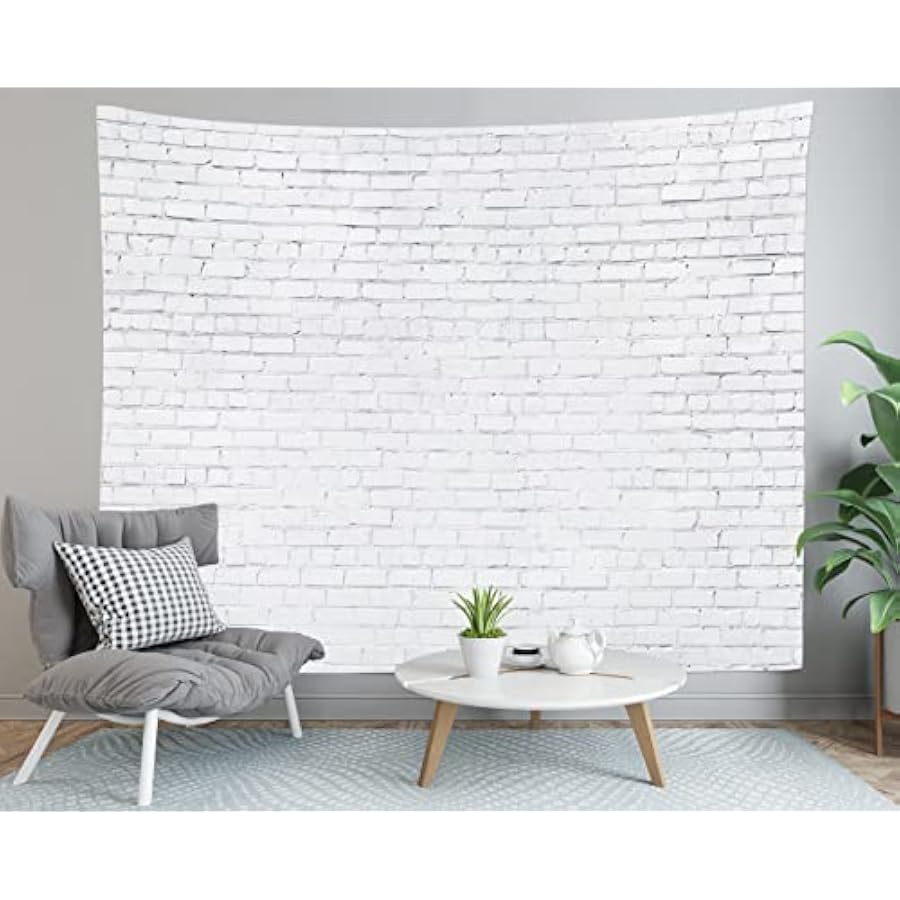 White Brick Wall Tapestry - Ki - Home Decor Pt reseña y precio