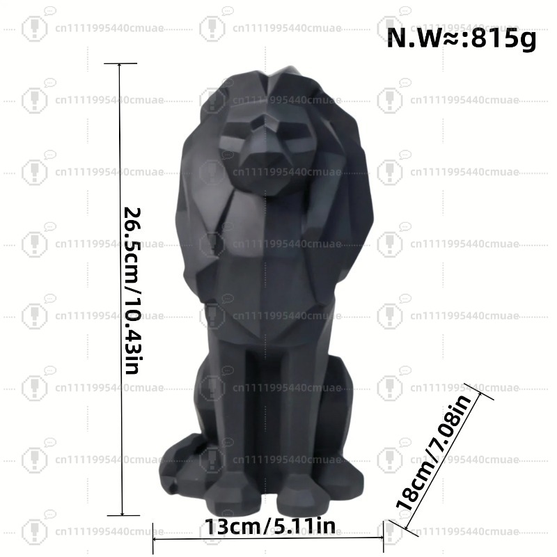 Nordic geometric lion ornament - Home Decor Handicraft reseña y precio