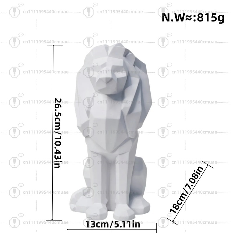 Nordic geometric lion ornament - Home Decor Handicraft reseña y precio