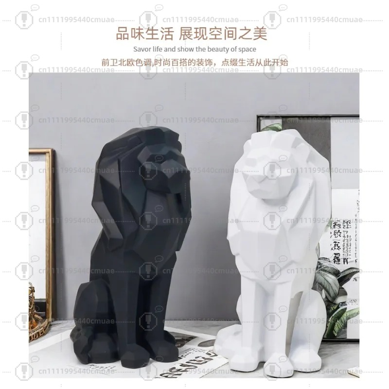 Nordic geometric lion ornament - Home Decor Handicraft reseña y precio
