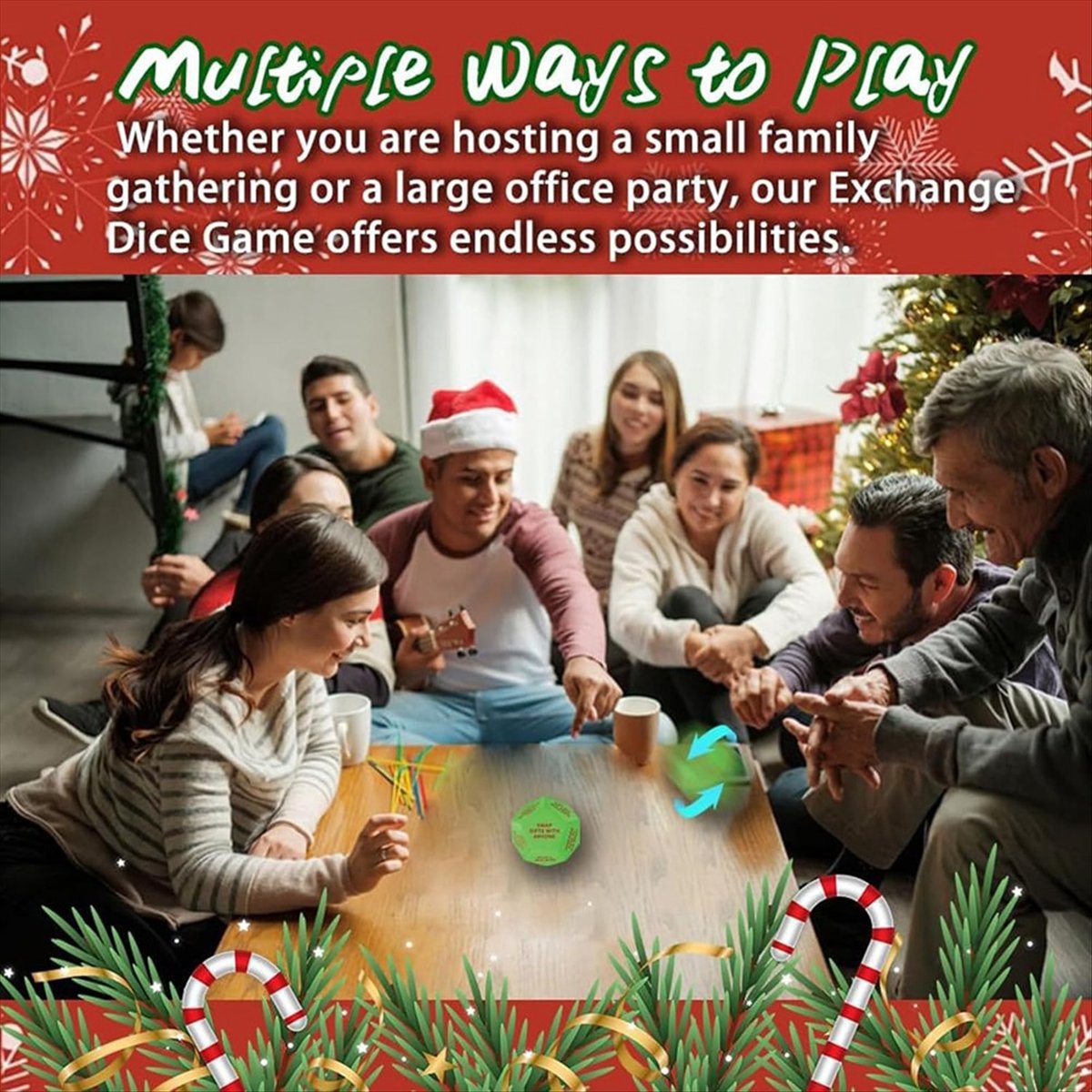 BHBL 2PCS Santa Swap Gift Exch - Home Decor Exchange reseña y precio