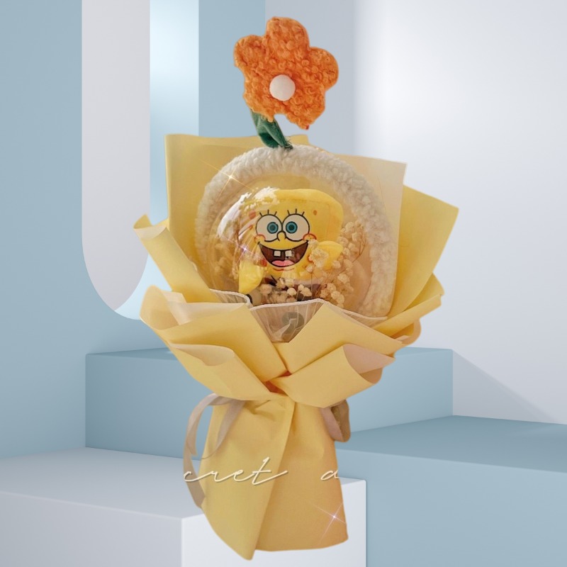SpongeBo Patrick Star Bobo Bal - Dried Flower Bouquet reseña y precio