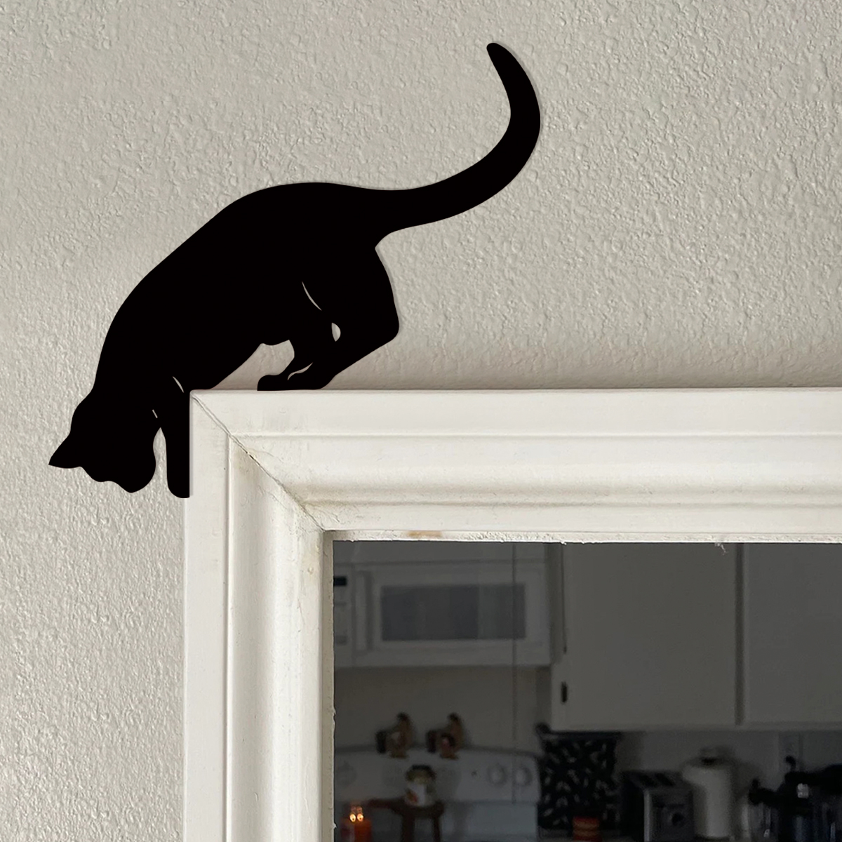 Cat looking down Door Topper D - Home Decor Kolkata reseña y precio