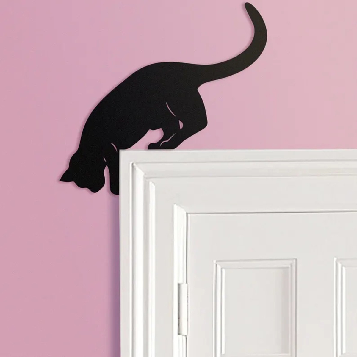 Cat looking down Door Topper D - Home Decor Kolkata reseña y precio