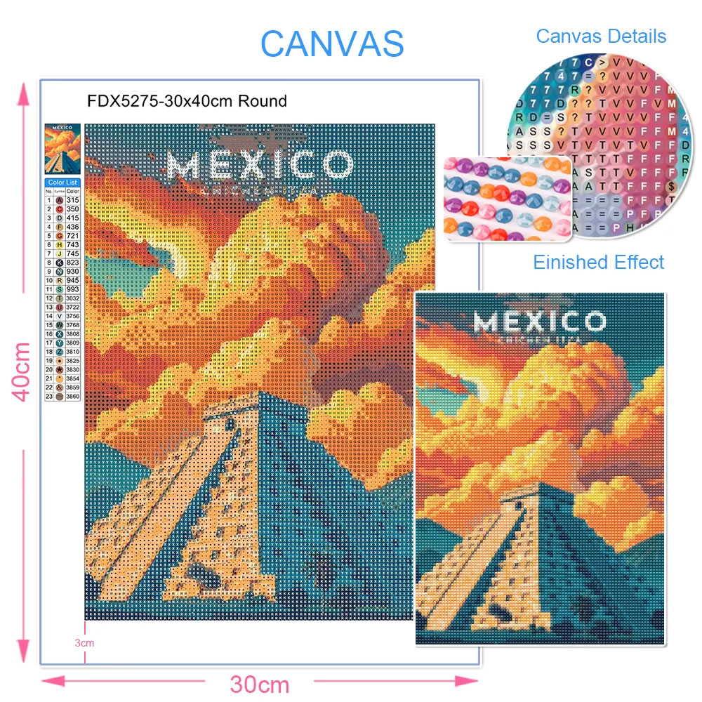 2026-Paint By Numbers,Scenic F - Home Decor Handicraft reseña y precio