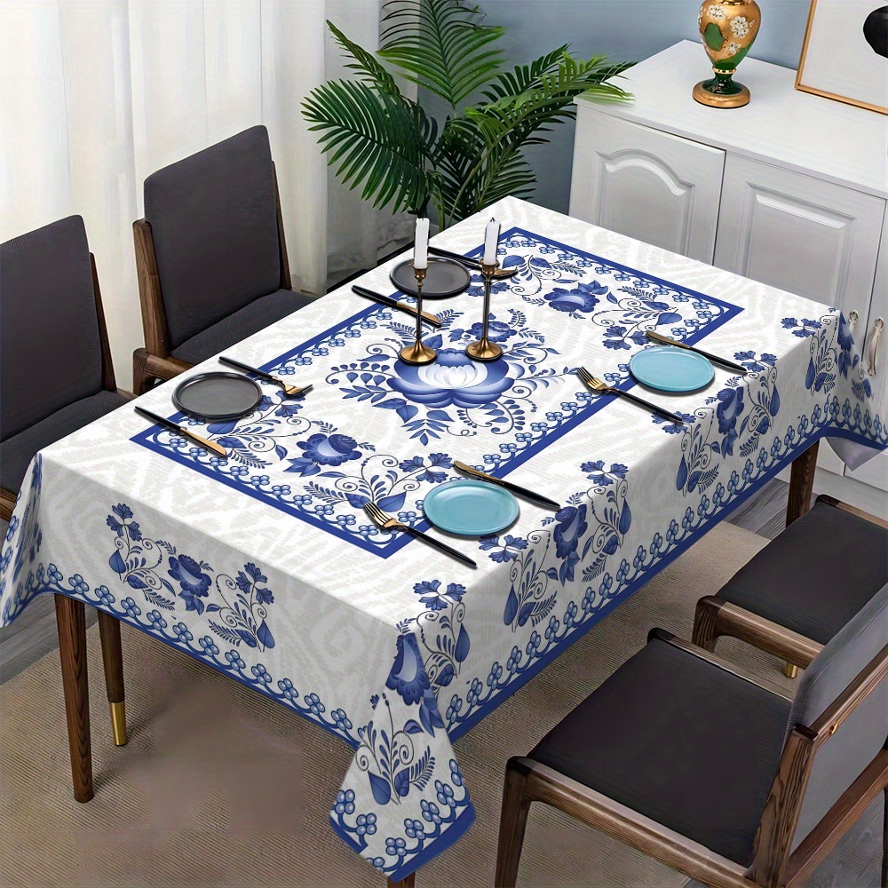 Country Style Square Tableclot - Home Decor Inspo reseña y precio