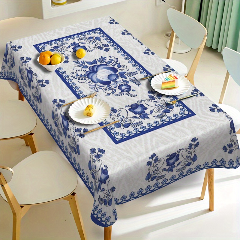Country Style Square Tableclot - Home Decor Inspo reseña y precio