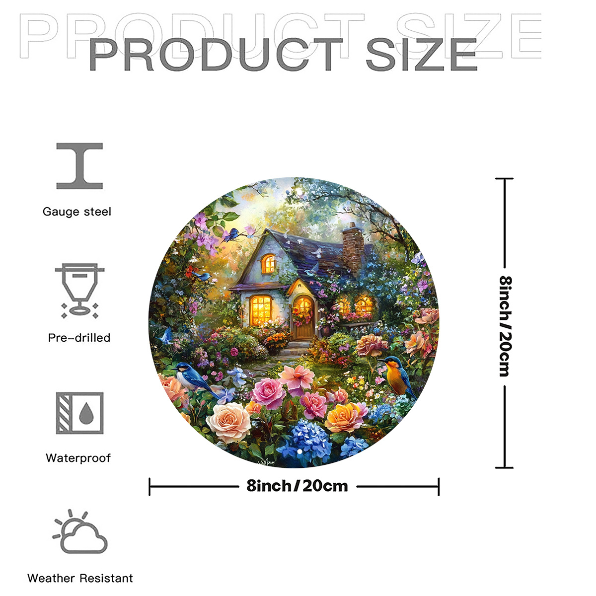 Charming Vintage Flower House  - Home Decor Garden Ideas reseña y precio
