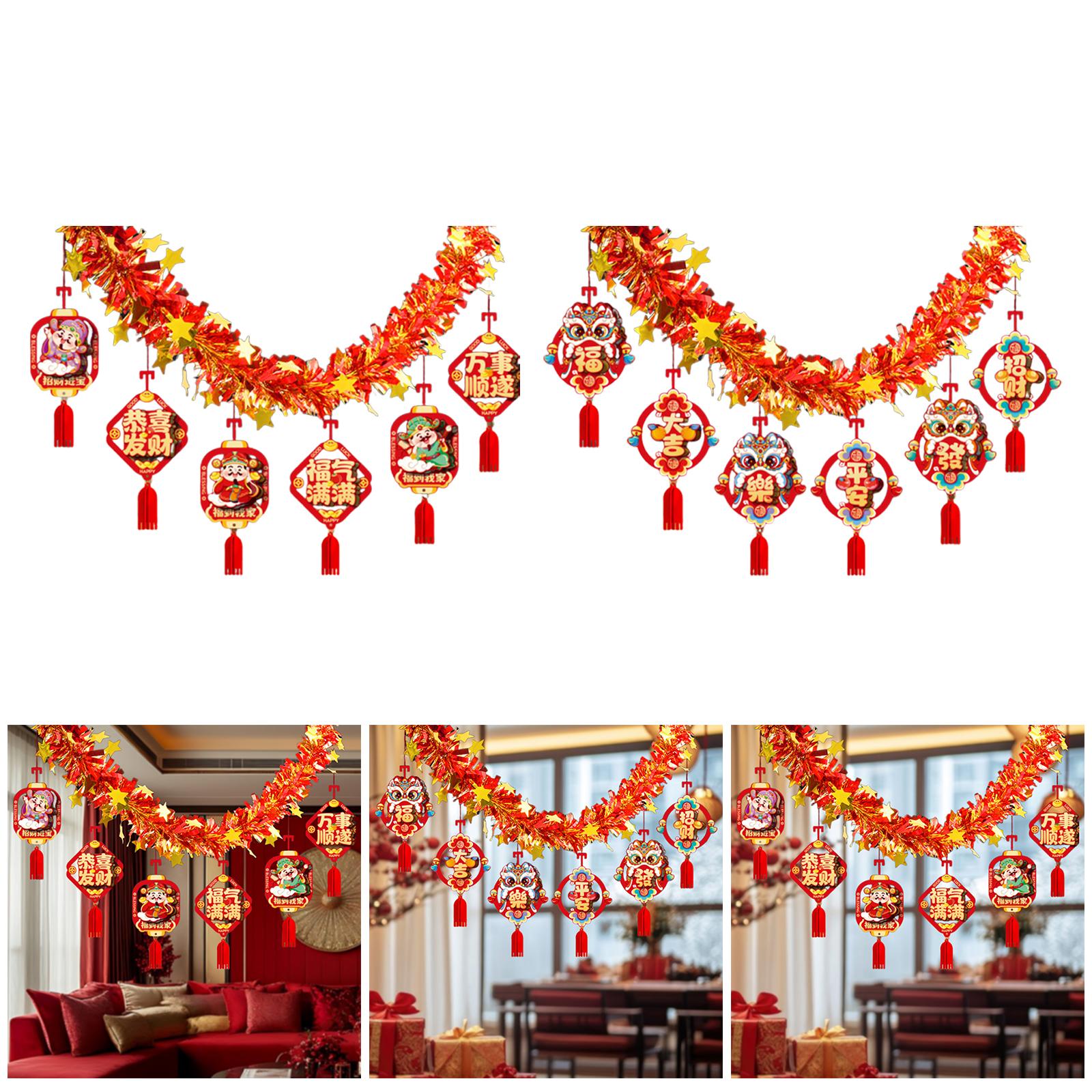 Chinese New Year Garland 2026, - Home Decor Garland reseña y precio