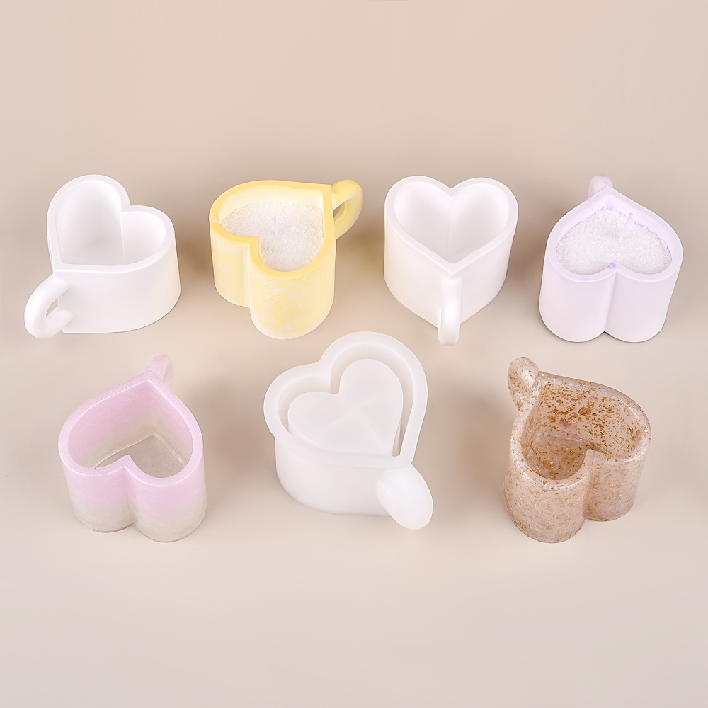 3D Tea Cup Love Silicone Mold  - Home Decor Handicraft reseña y precio