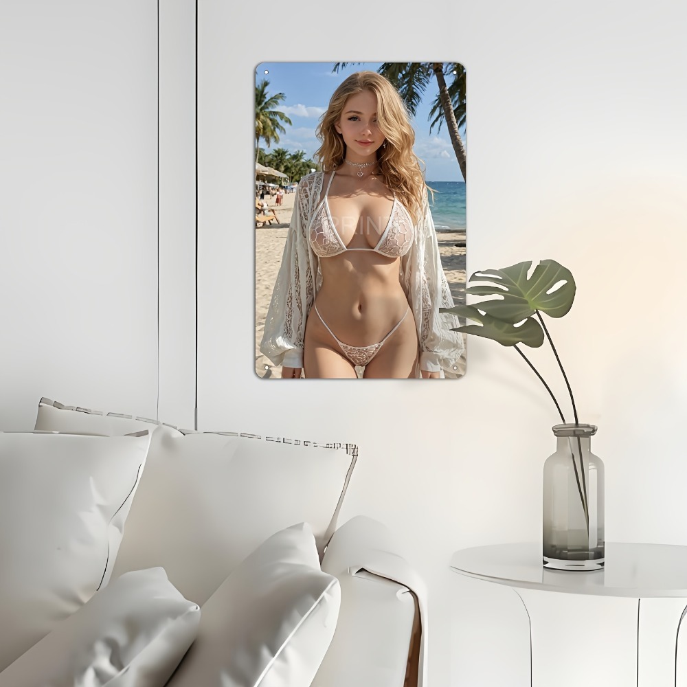 Blonde Bikini Curvy Girl Sexy  - Home Decor Kolkata reseña y precio