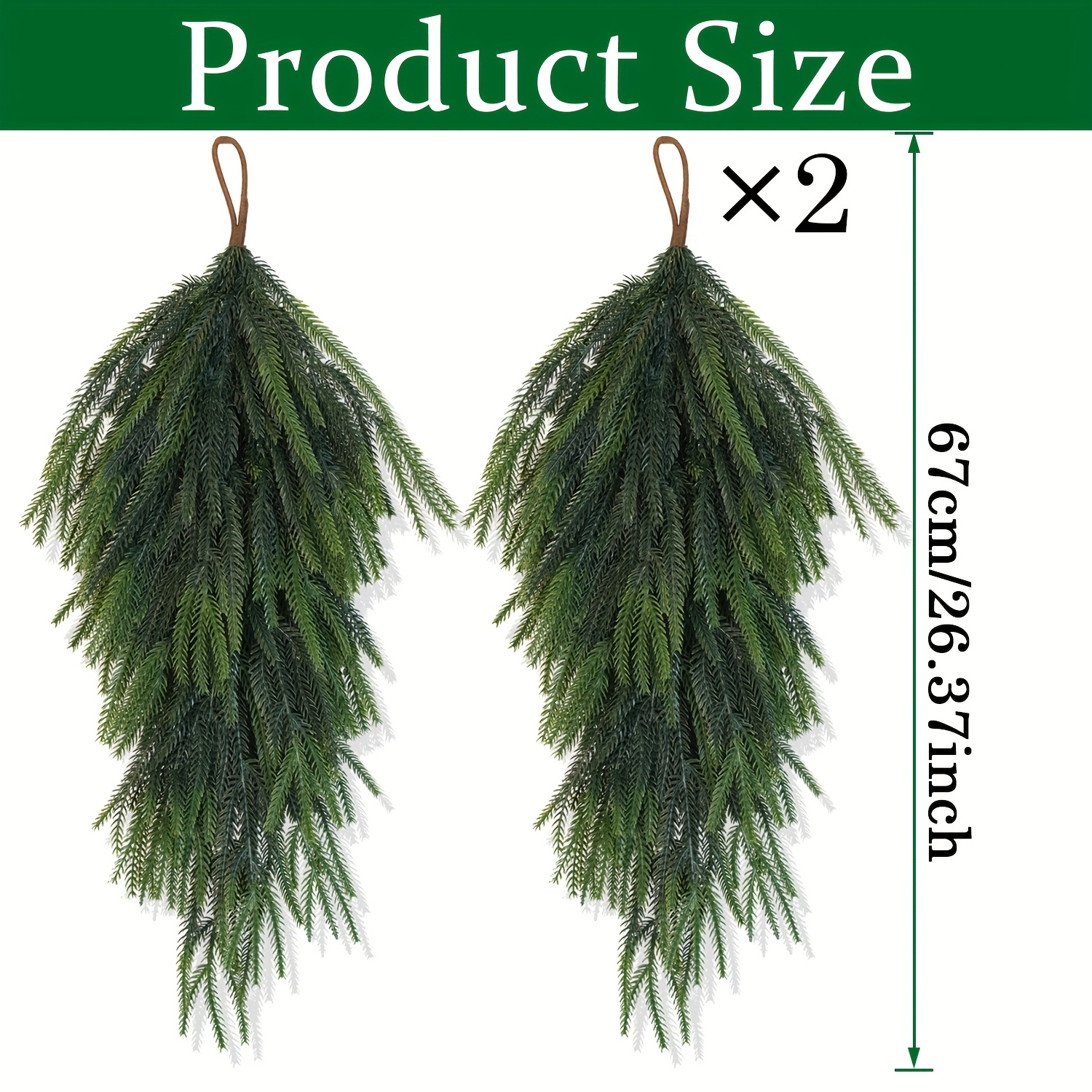 4pcs/2pcs Artificial Pine Need - Home Decor Handicraft reseña y precio