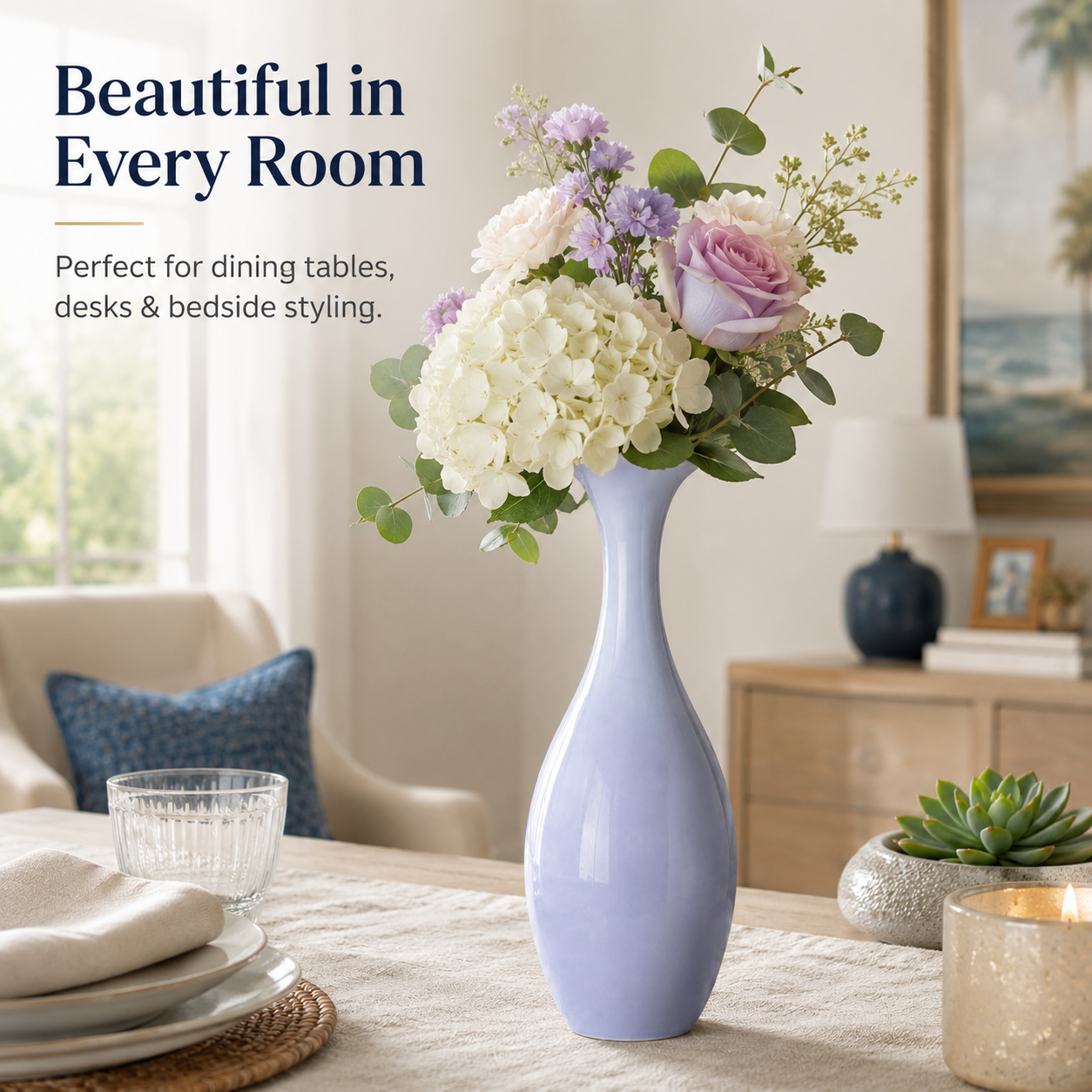 Hand-Painted Ceramic Vase Matt - Home Decor Dopamine reseña y precio