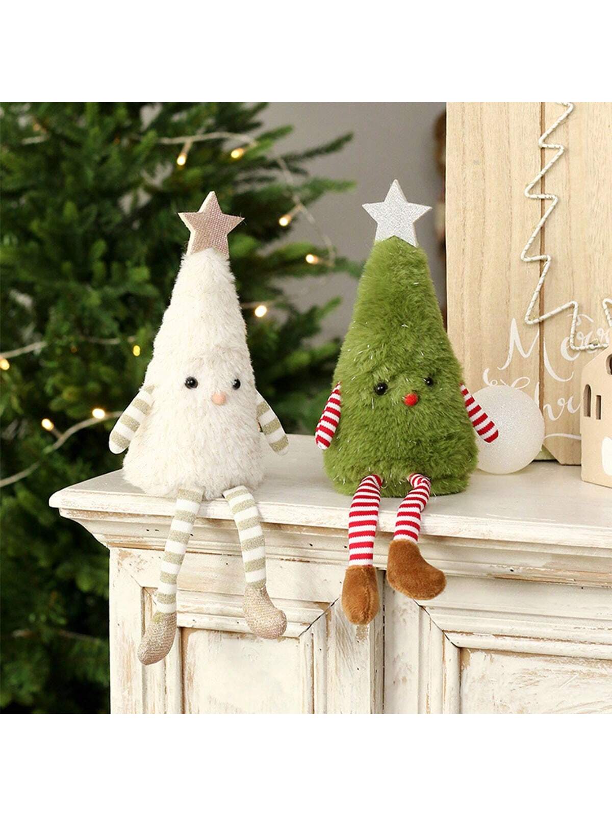 Plush Christmas Tree Doll - Cu - Home Decor Exchange reseña y precio
