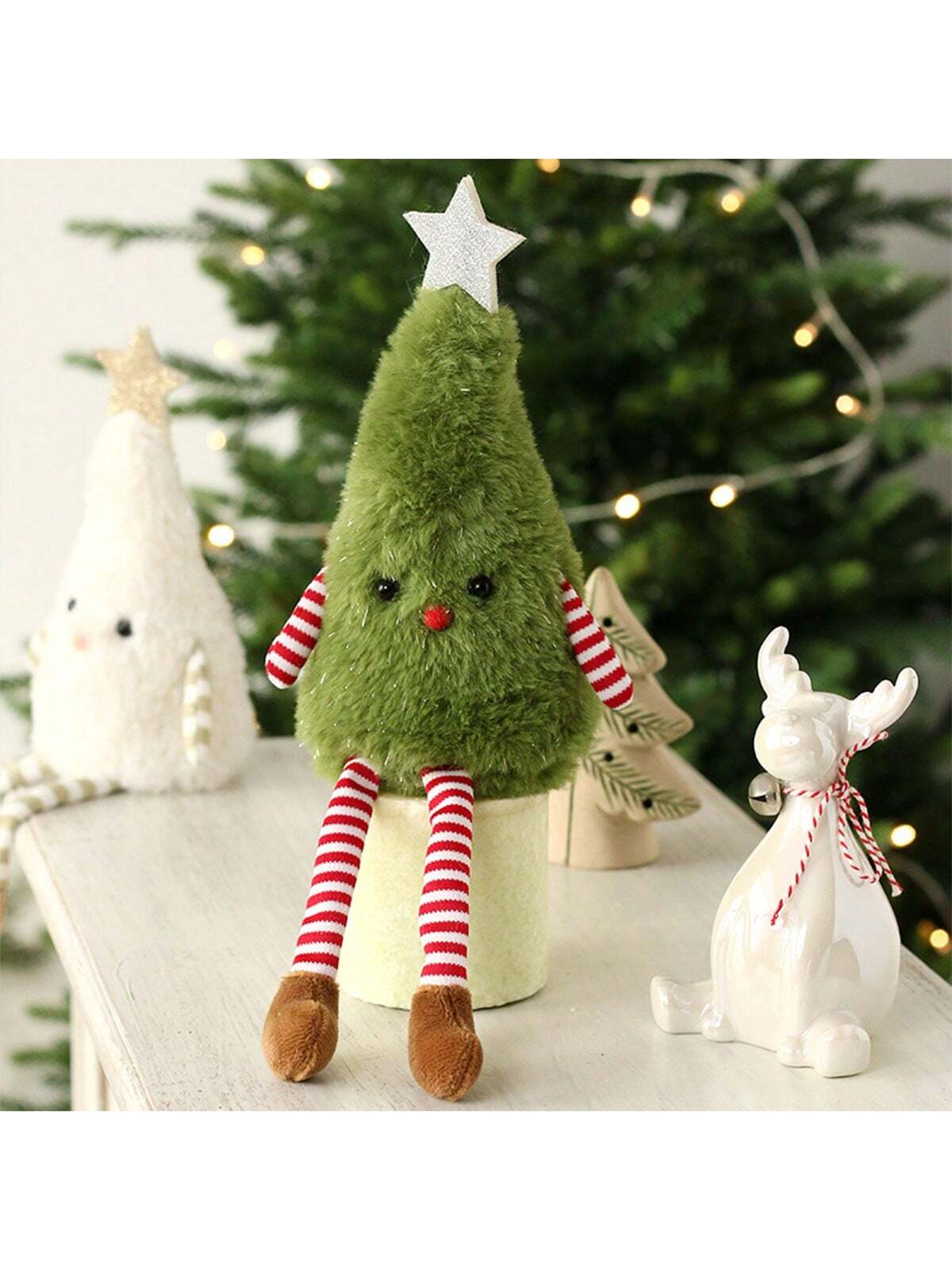 Plush Christmas Tree Doll - Cu - Home Decor Exchange reseña y precio