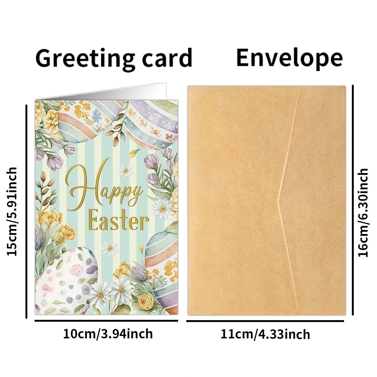 12pcs Exquisite Easter Greetin - Home Decor Exchange reseña y precio