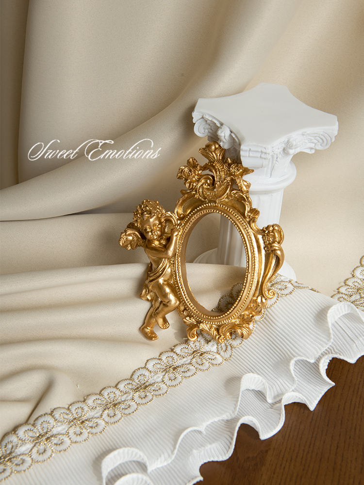 Art Cream Curtain French Luxur - Home Decor Ig reseña y precio