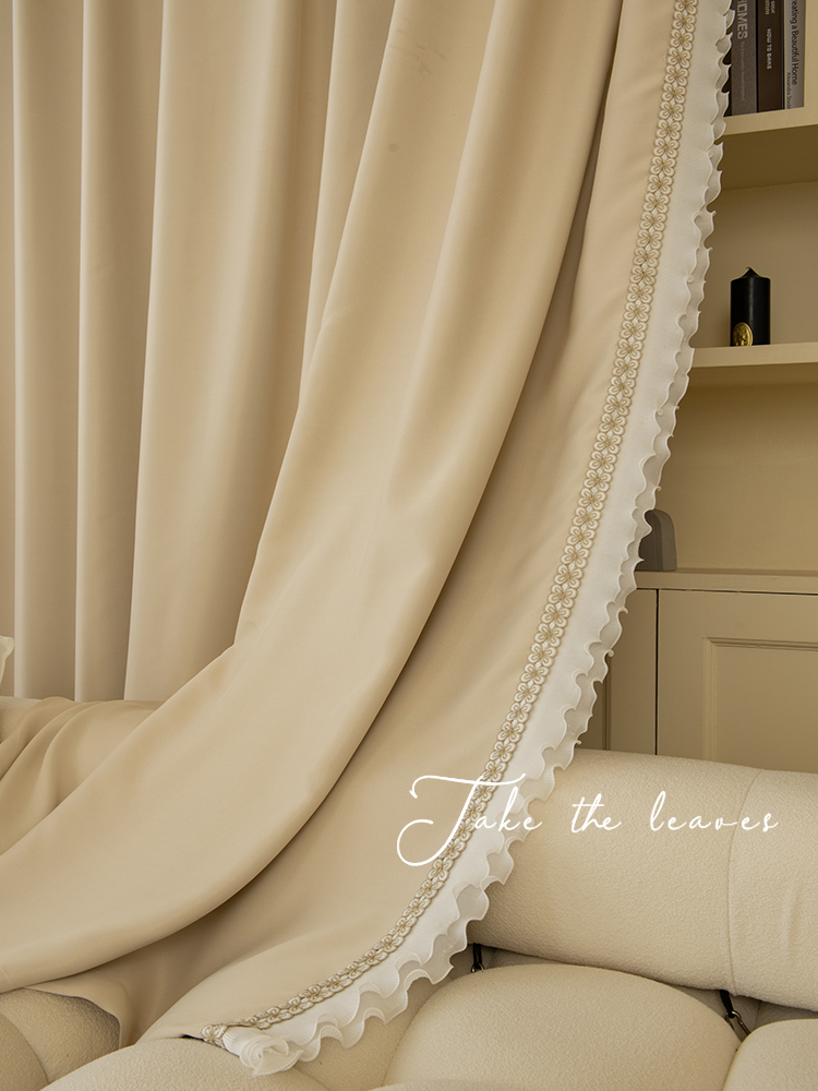 Art Cream Curtain French Luxur - Home Decor Ig reseña y precio