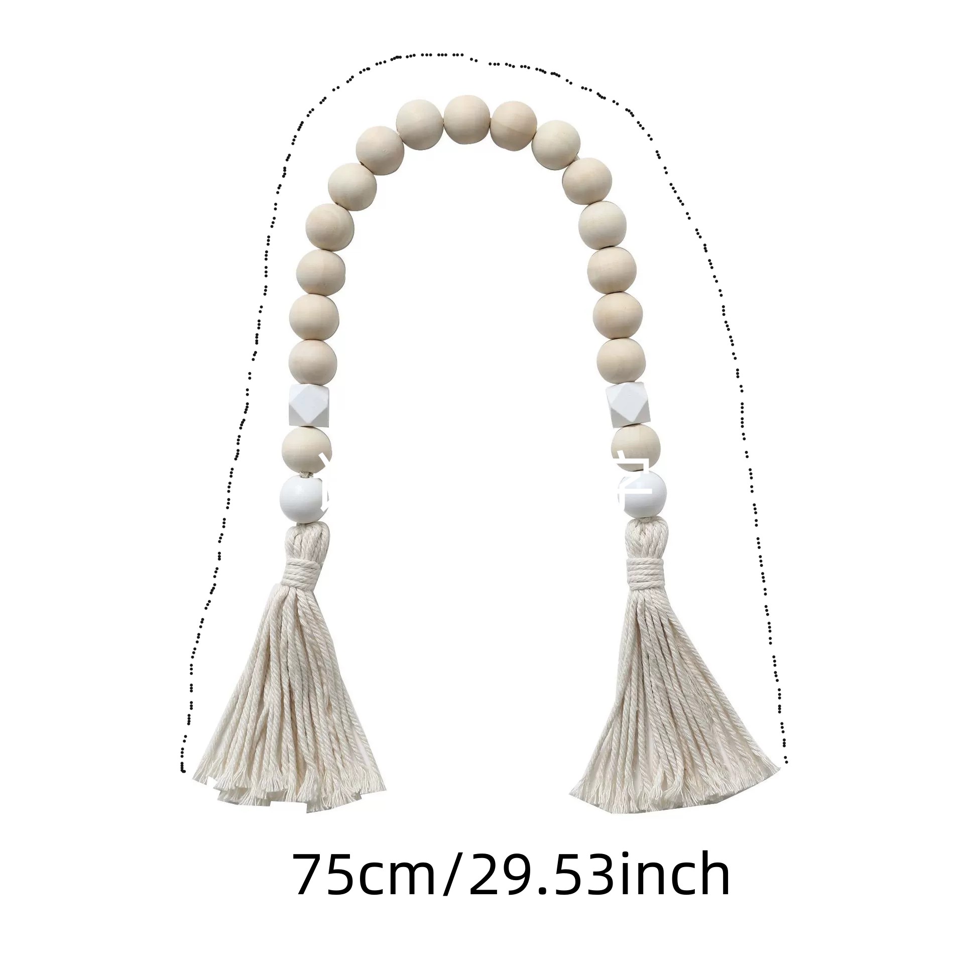 Nordic Style Tassel Beaded Han - Home Decor Garland reseña y precio