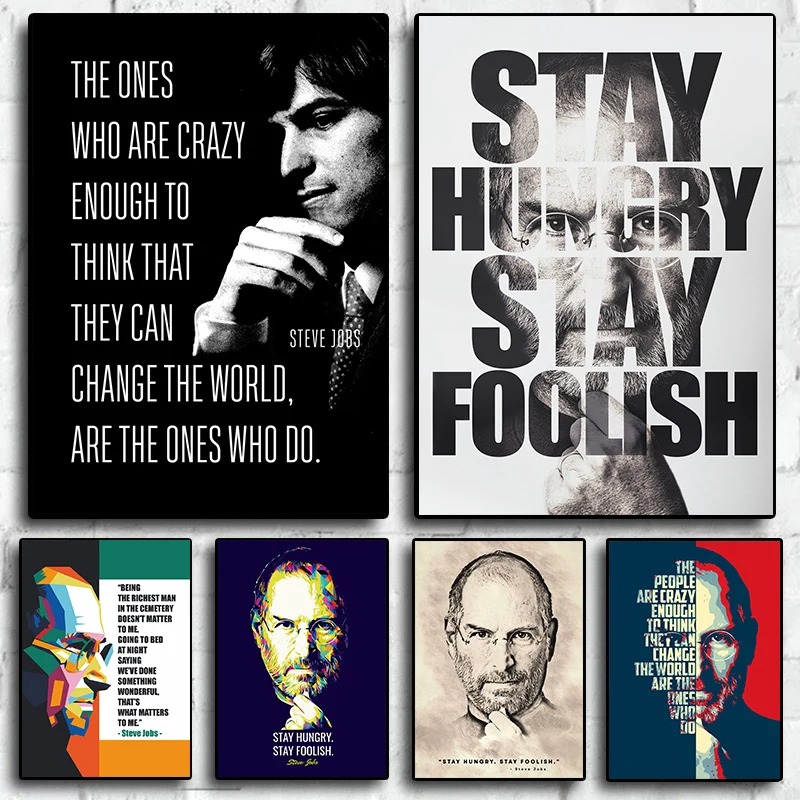 Motivational Steve Jobs Portra - Home Decor Jobs reseña y precio