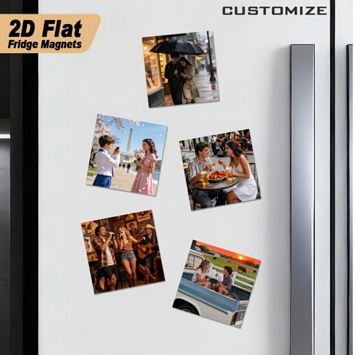 Customizable Fridge Magnets—Fe - Home Decor Design reseña y precio
