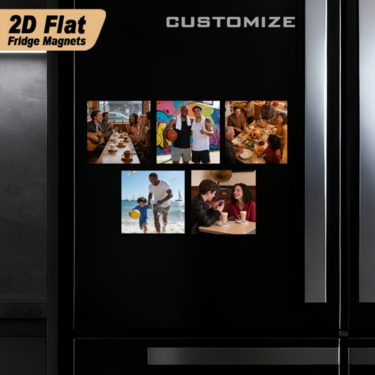 Customizable Fridge Magnets—Fe - Home Decor Design reseña y precio