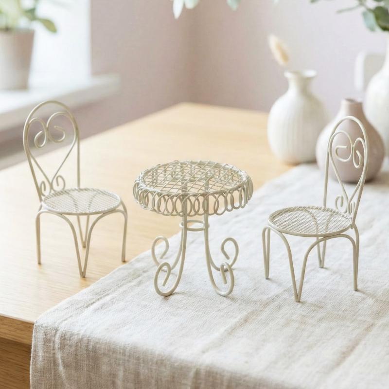 1/3Pcs Dollhouse Garden Displa - Home Decor Furniture reseña y precio