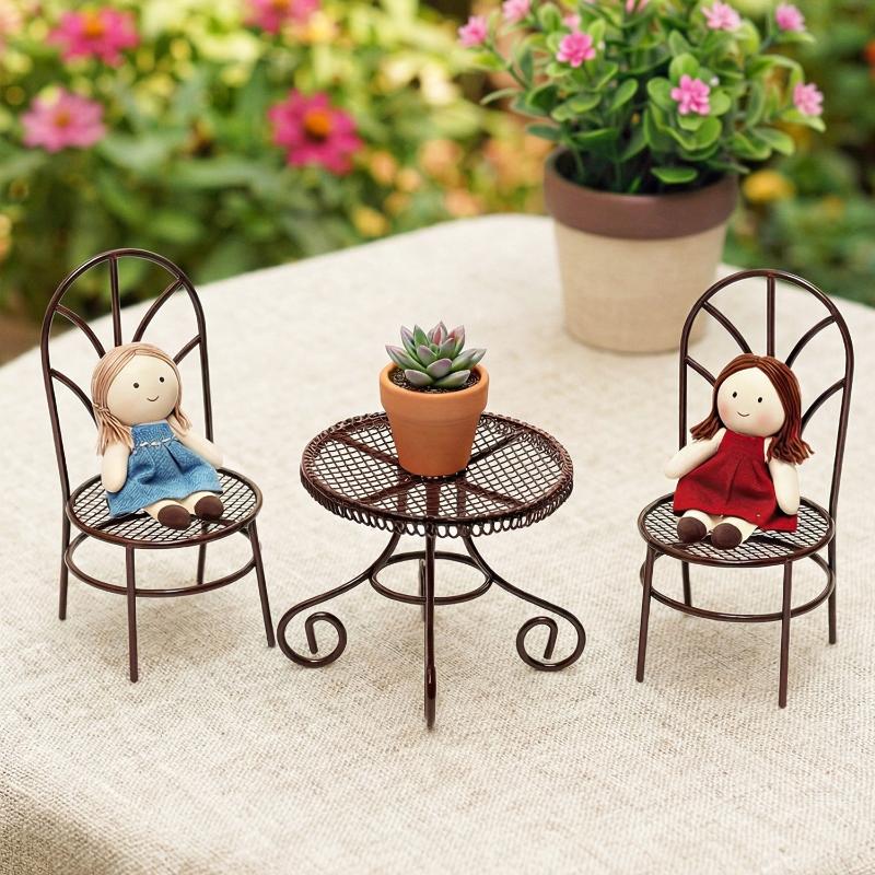 1/3Pcs Dollhouse Garden Displa - Home Decor Furniture reseña y precio