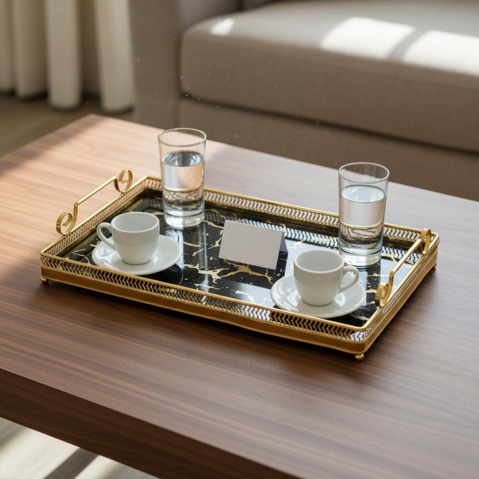 Decorative Mirror Tray Nordic  - Vanity Home Decor reseña y precio
