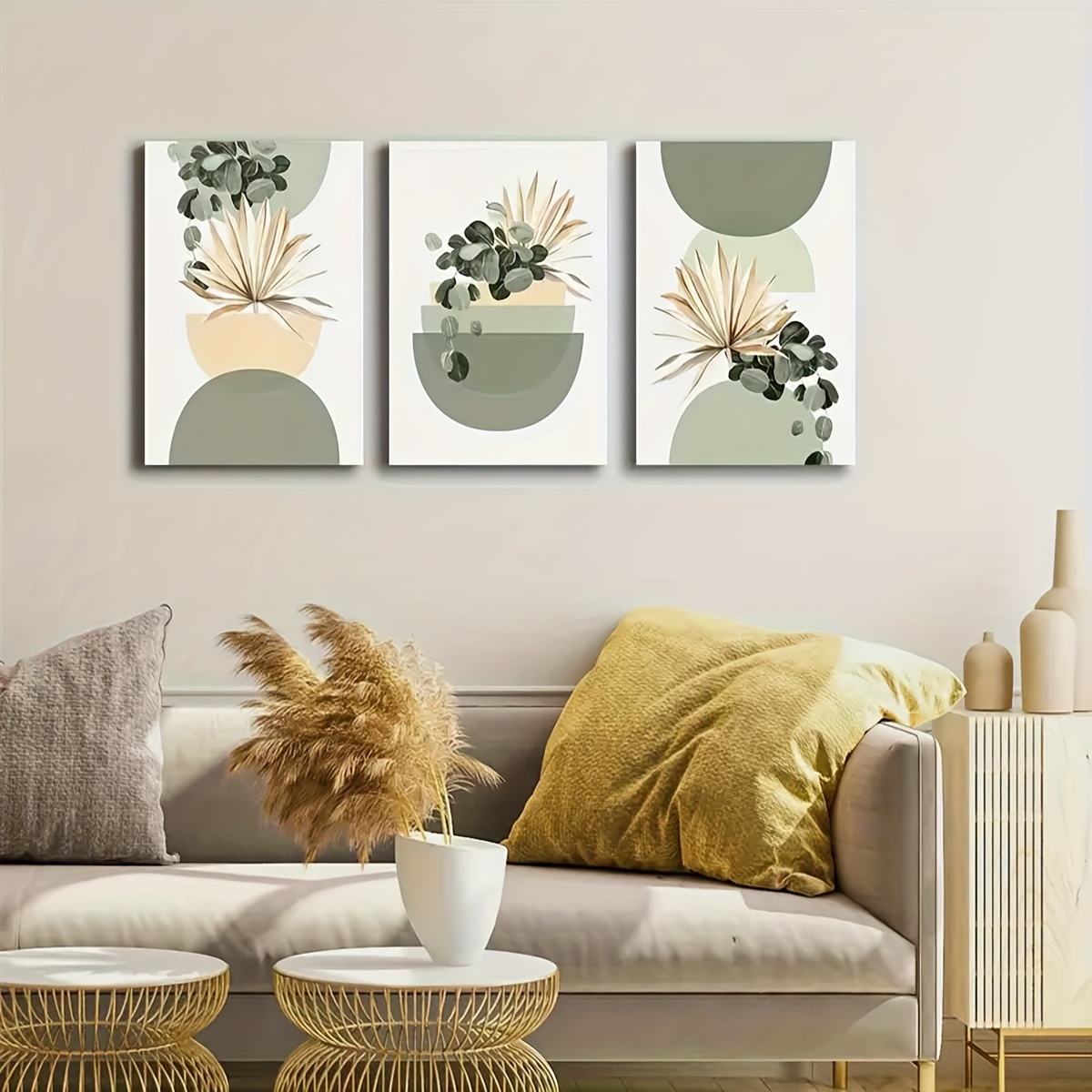 3pcs of Bohemian Style Sage Gr - Home Decor Medieval reseña y precio
