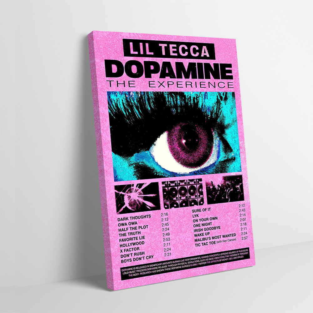 Lil Tecca Dopamine Album Cover - Home Decor Dopamine reseña y precio