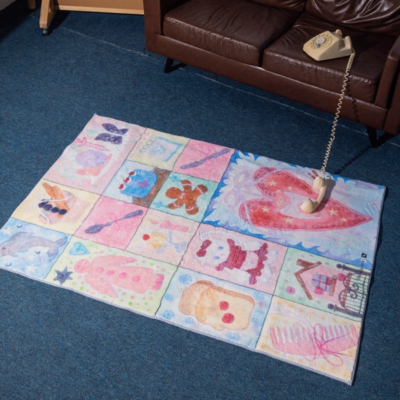 Pink Cute Girl Bedroom Carpet  - Home Decor Ig reseña y precio
