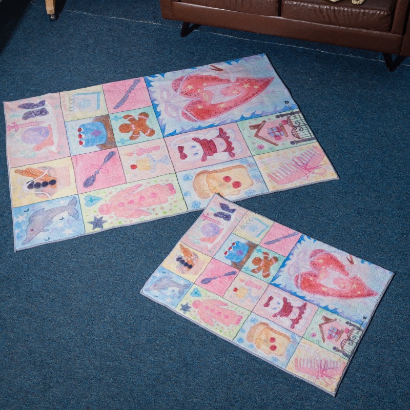 Pink Cute Girl Bedroom Carpet  - Home Decor Ig reseña y precio