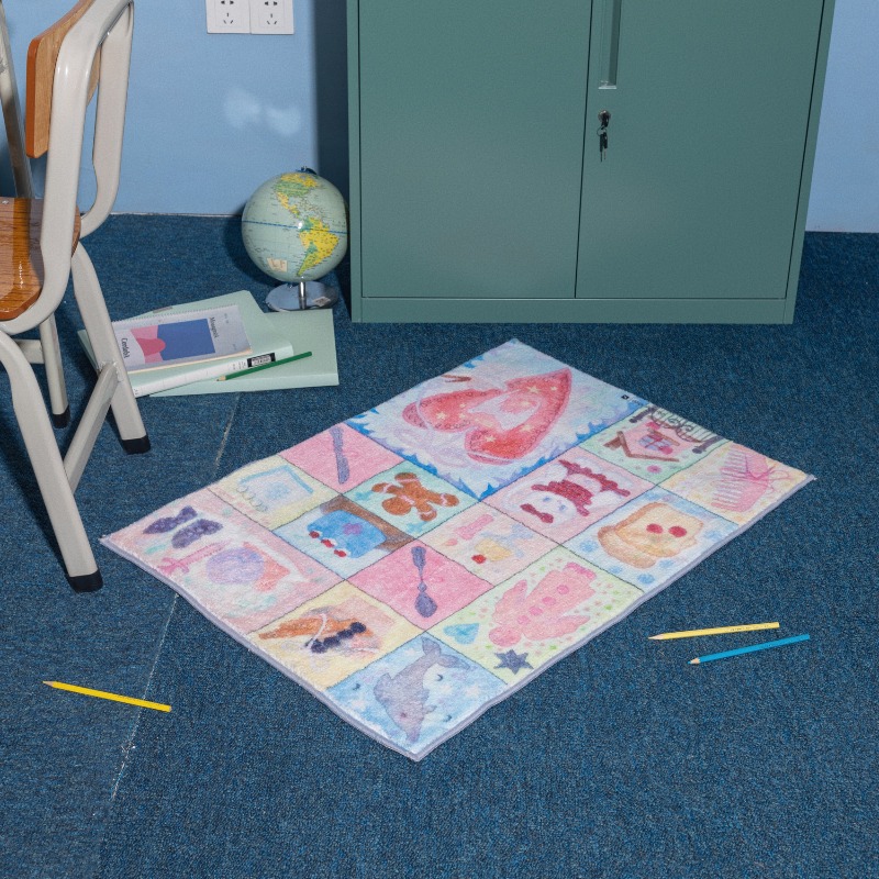 Pink Cute Girl Bedroom Carpet  - Home Decor Ig reseña y precio