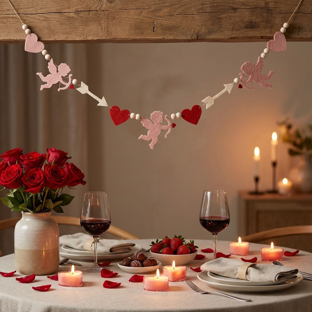 Valentine's Day LOVE Heart Pom - Home Decor Garland reseña y precio