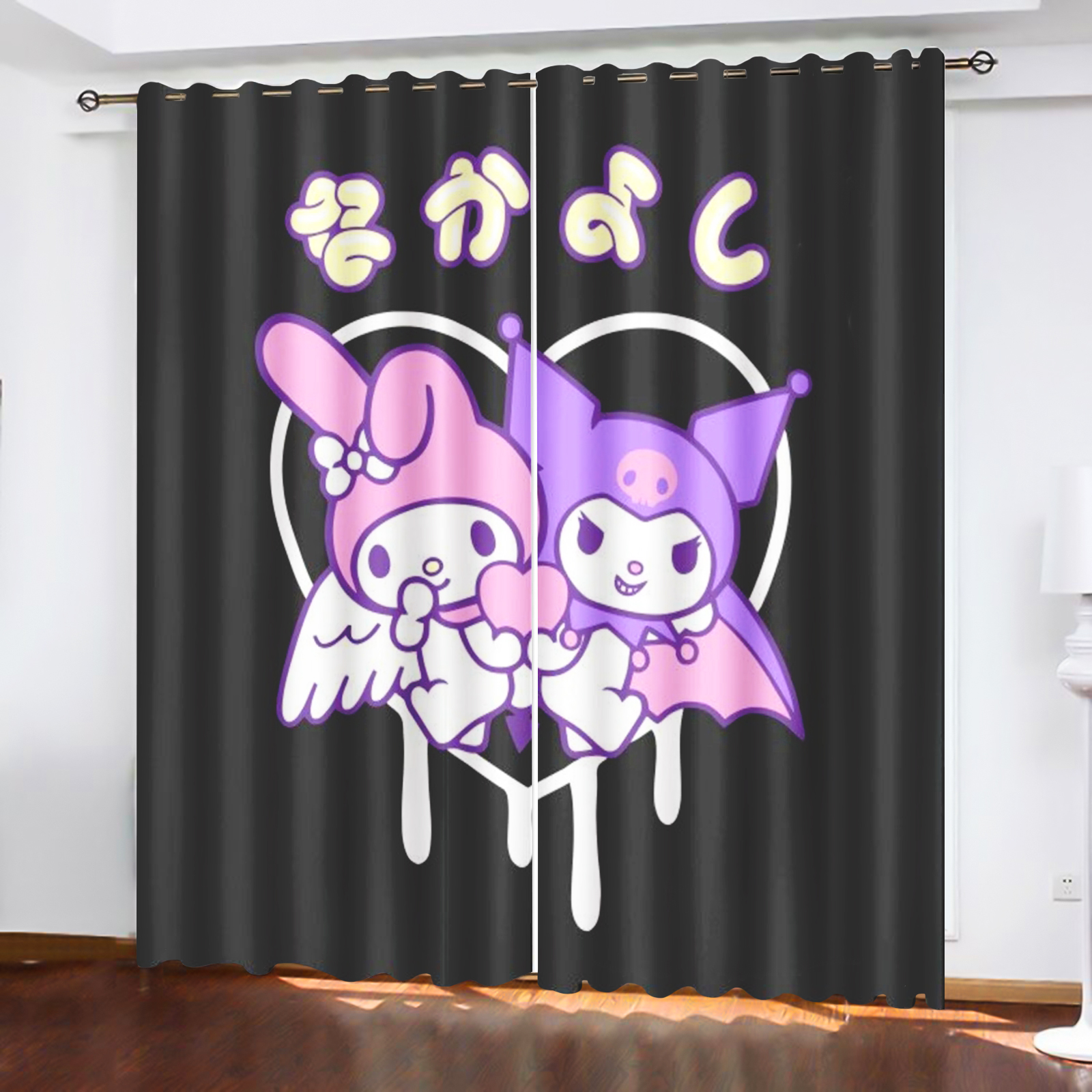 Kuromi Home Decor Printed Curt - Home Decor Curtains reseña y precio