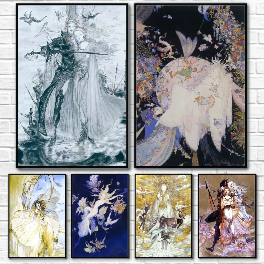 Yoshitaka Amano Final Fantasy  - Home Decor Essentials reseña y precio
