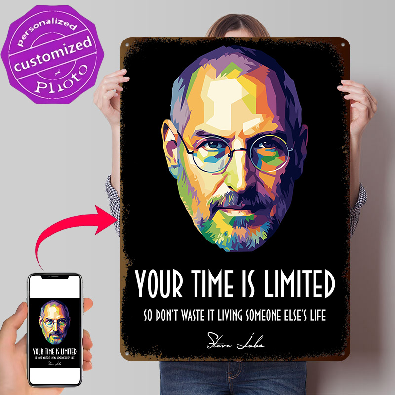 Steve Jobs Pop Art Portrait Pe - Home Decor Jobs reseña y precio