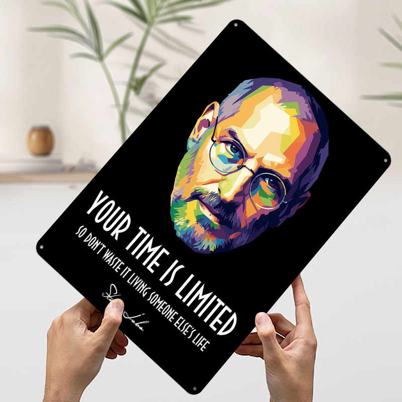 Steve Jobs Pop Art Portrait Pe - Home Decor Jobs reseña y precio