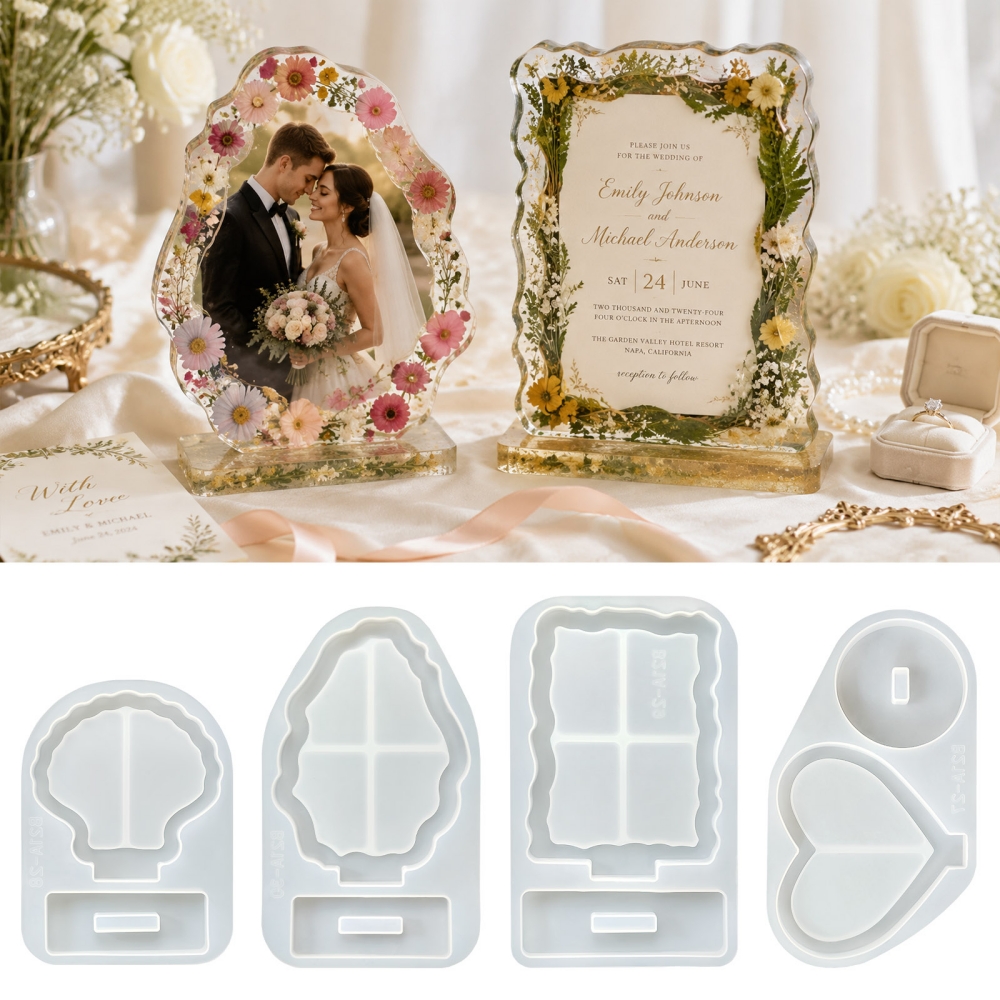 S0305 Love Heart Shell Photo F - Dried Flower Bouquet reseña y precio