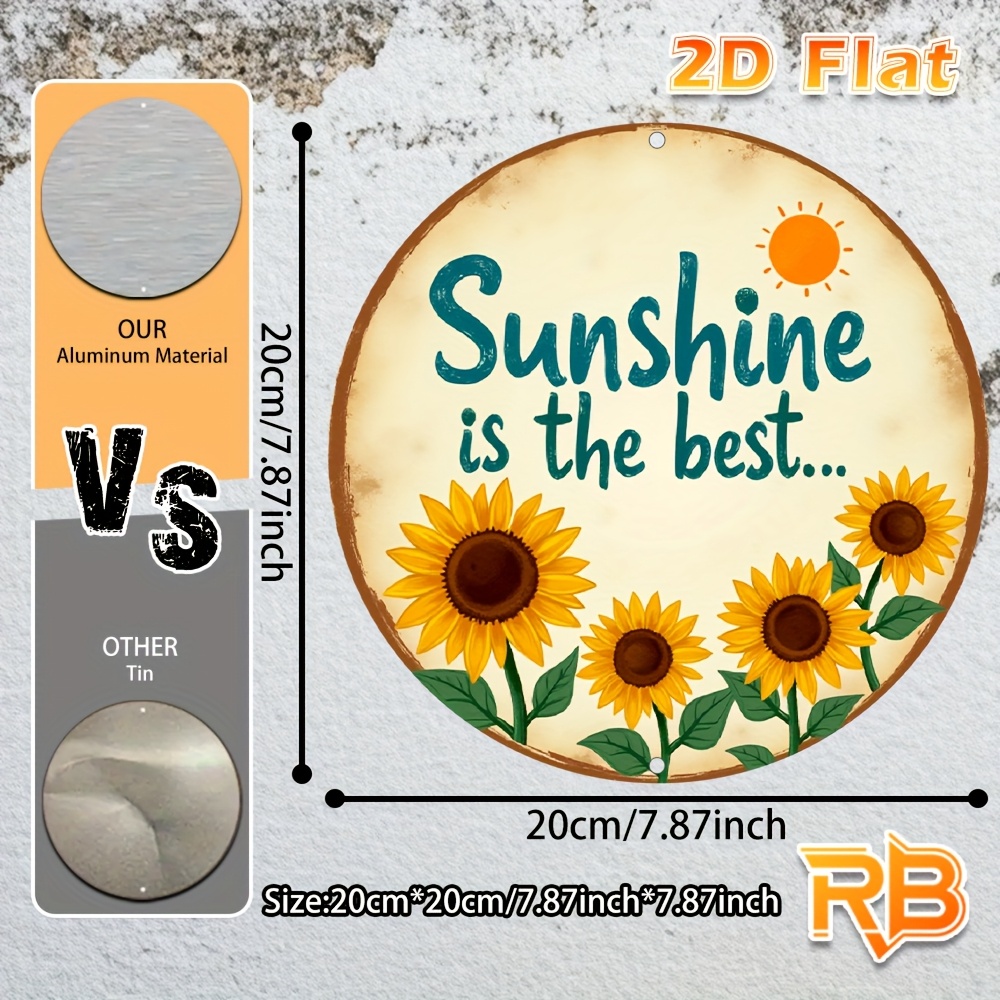 2D Flat,1pc Vintage Style Meta - Home Decor Garden Ideas reseña y precio