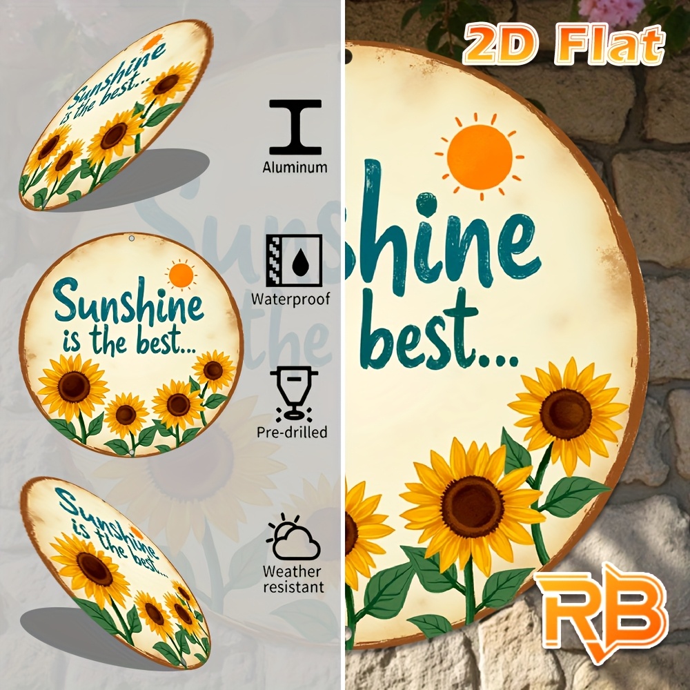 2D Flat,1pc Vintage Style Meta - Home Decor Garden Ideas reseña y precio