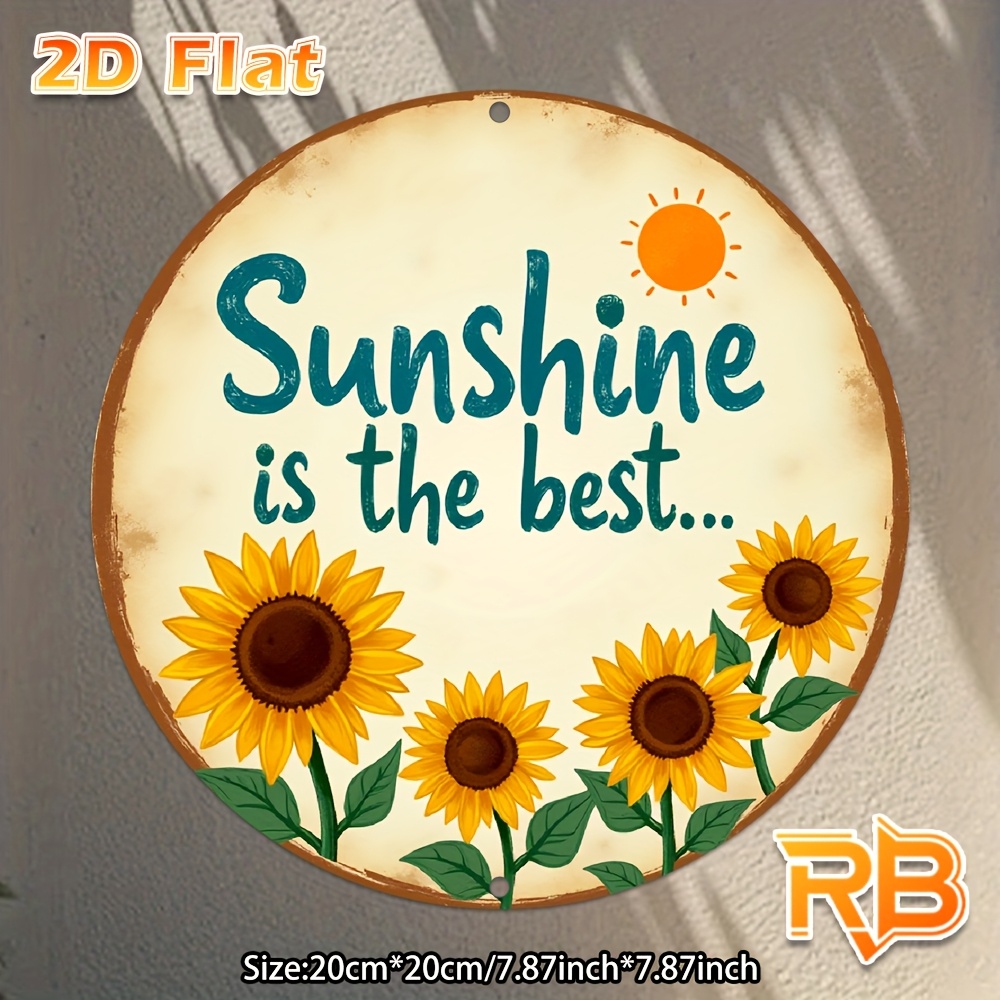 2D Flat,1pc Vintage Style Meta - Home Decor Garden Ideas reseña y precio
