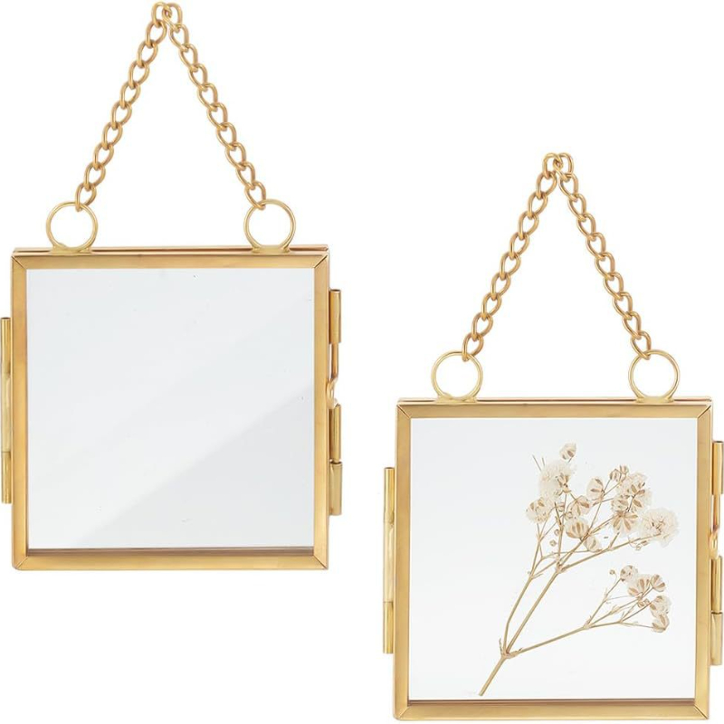 Simple metal photo frame, high - Dried Flower Bouquet reseña y precio