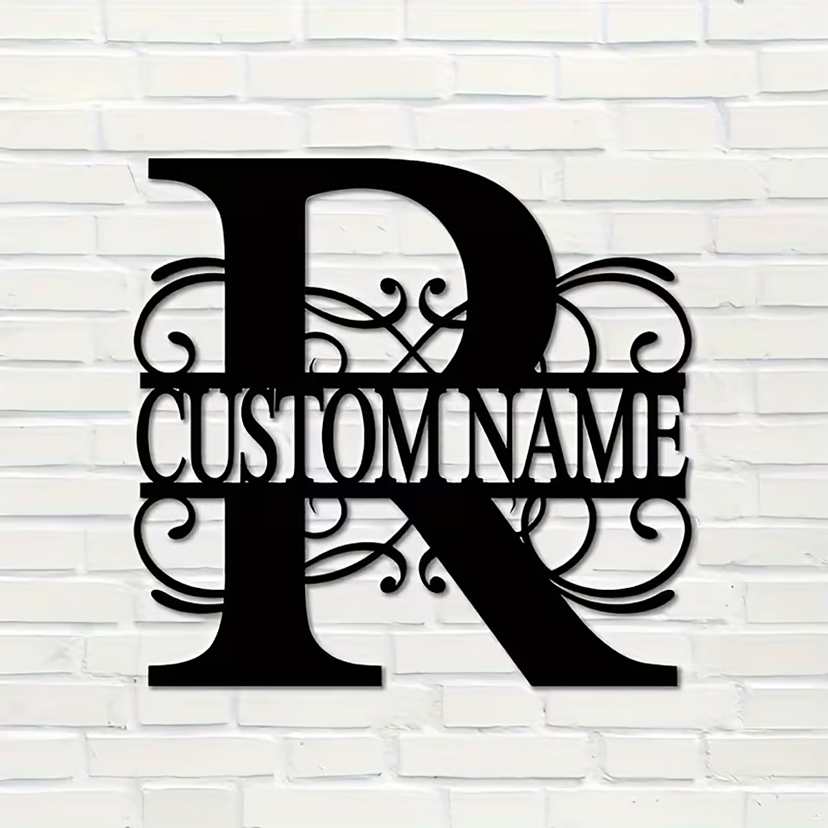 Classic Custom Monogram Metal  - Home Decor Design reseña y precio