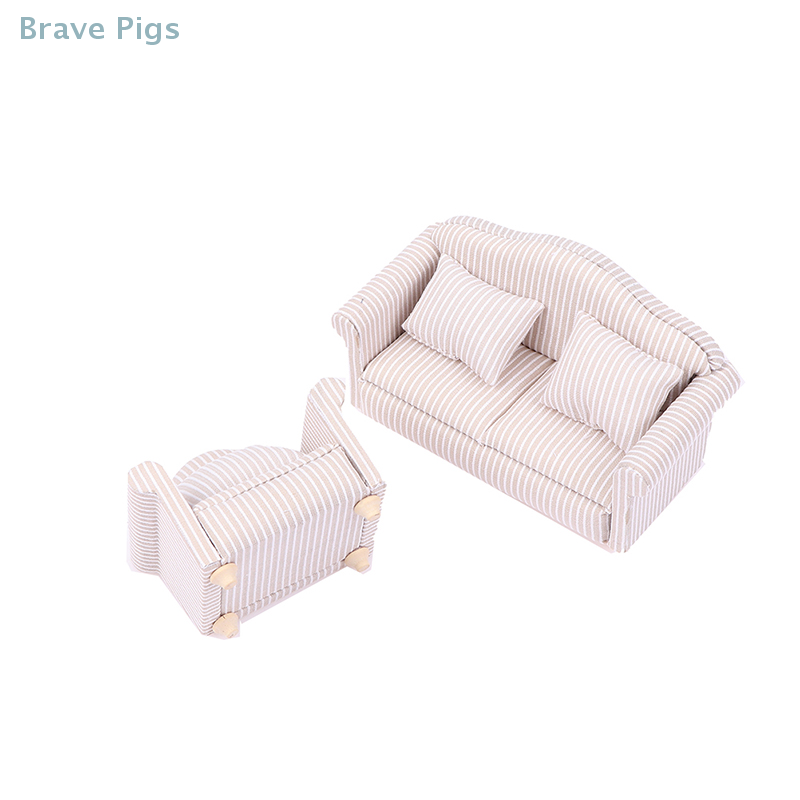 1:12 Mini Furniture Sofa With  - Home Decor Dopamine reseña y precio