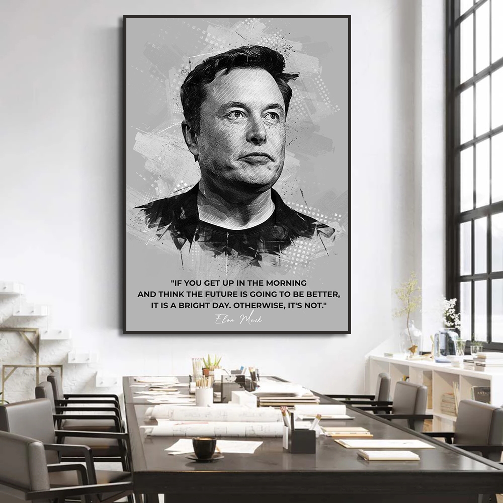 Jobs Steve Elon Musk Canvas Pa - Home Decor Jobs reseña y precio